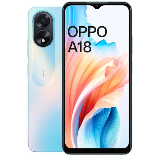 Смартфон OPPO A18 4/128GB Glowing Blue