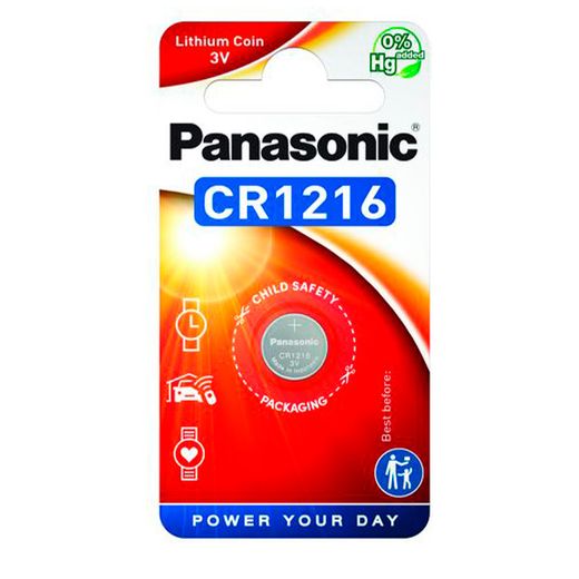 Батарейка Panasonic CR1216 1шт (CR-1216AL/1BP)