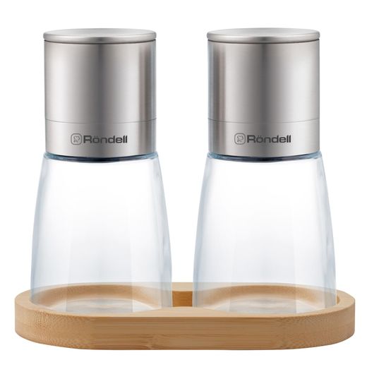 Набор из мельниц на подставке 13*6,6см Cayenna Rondell RD-1802