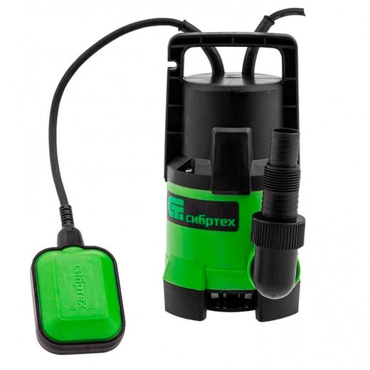 Дренажный насос для грязной воды Сибртех СДН450-35, 450 Вт, напор 5,5 м, 8000 л/ч (97263M)