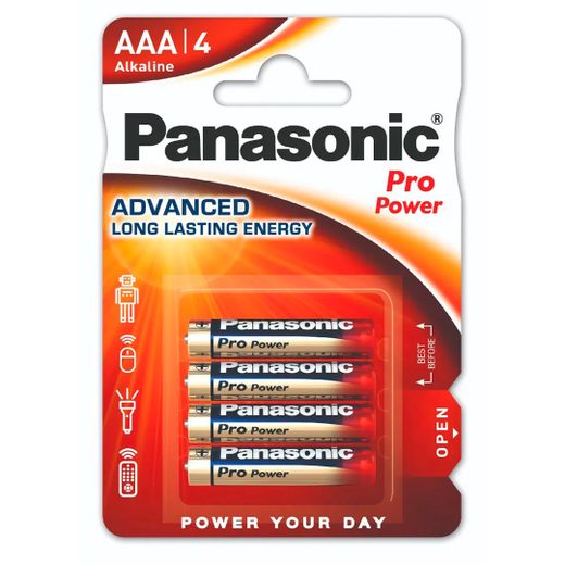 Батарейка Panasonic AAA 4шт Pro Power (LR03XEG/4BP)